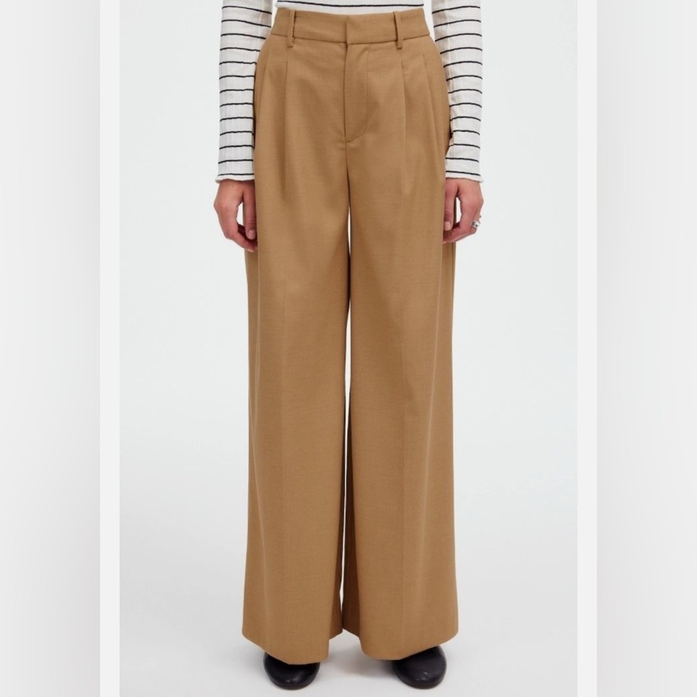 Madewell Tan Wide Leg Pants